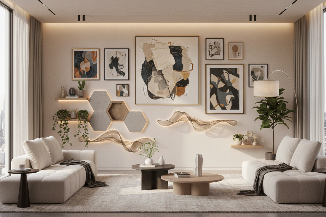 10 Modern Wall Décor Ideas to Transform Your Living Room in 2026