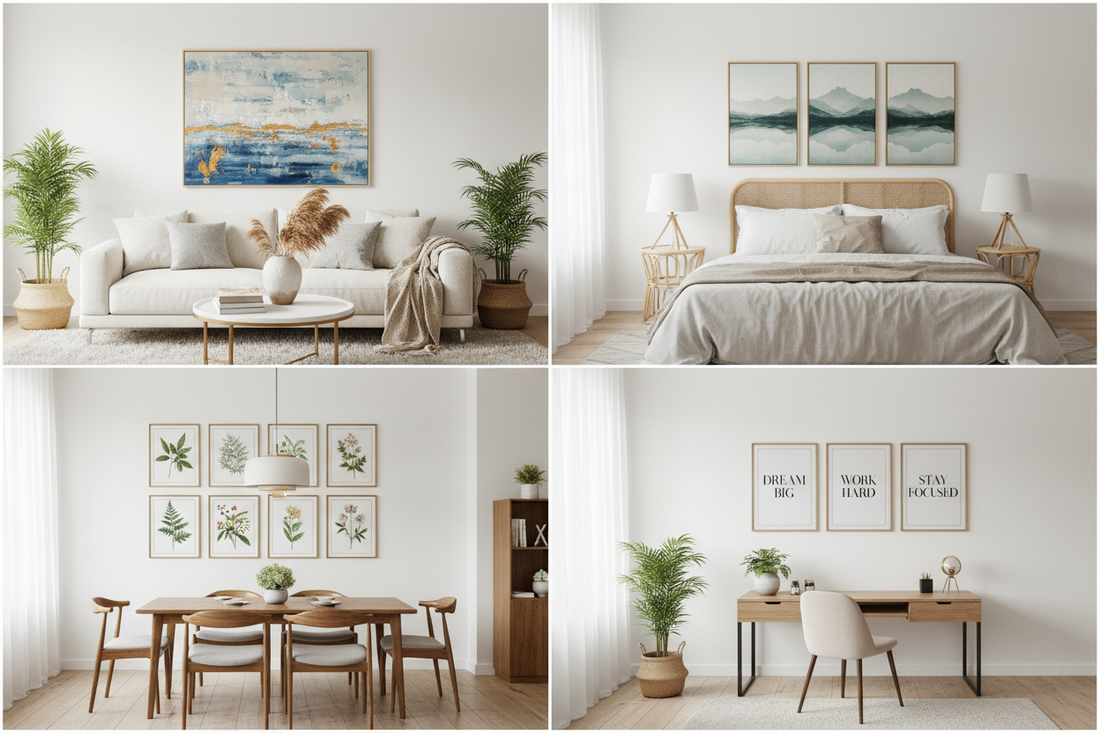 How to Choose the Perfect Wall Art for Every Room in Your Home
