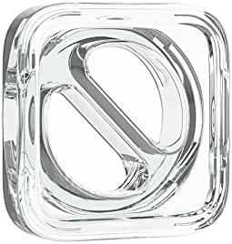 CannaAroma 60 Pack | 7ml Square Jar w/Dual Compartments (3.5ml each compartment) | Cube Jar Glass Container (White-Lid)