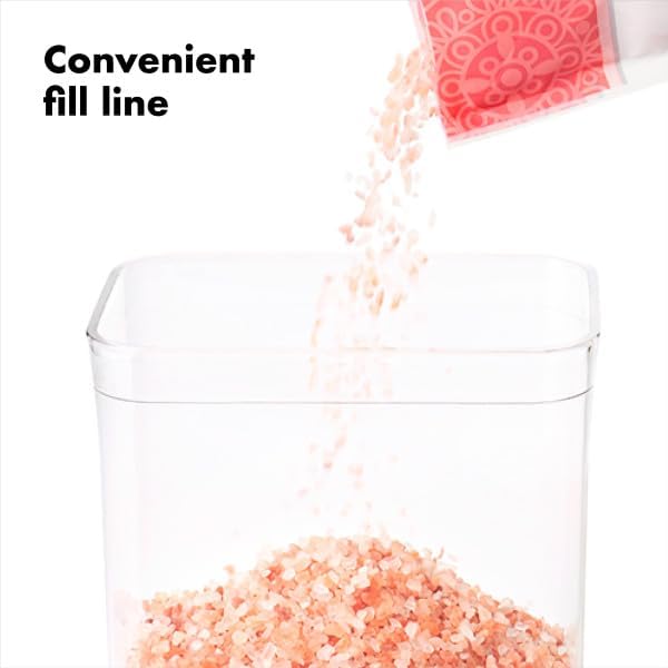 OXO Good Grips POP Container - Airtight Food Storage - Big Square Tall 6.0 Qt Ideal for bulk snacks and cereal