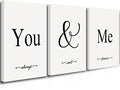 GUBIYU Black and White Love Canvas Poster by GUBIYU