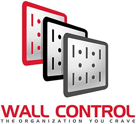 Wall Control Pegboard 32in x 16in Orange Metal Pegboard Tool Board Panel - Image 6