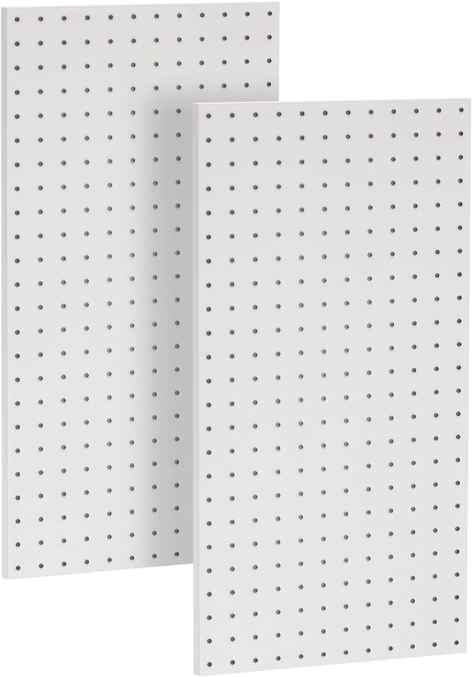 Ultrawall 2 Pcs Metal Pegboard Wall Panels, Peg Boards by UltrawallGarageToolsOrganizer