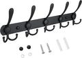 TICONN Wall Mounted Coat Rack, Five Heavy Duty Tri Hooks All Metal Construction by TICONN