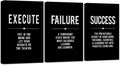Framed Canvas Wall Art Success Quote by EPHANYART