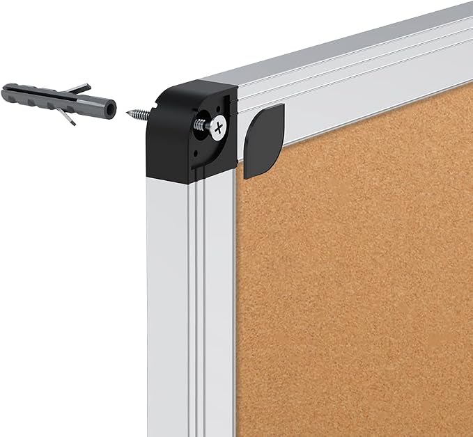 VIZ-PRO Cork Notice Board, 24 X 18 Inches, 3 Pack - Image 6