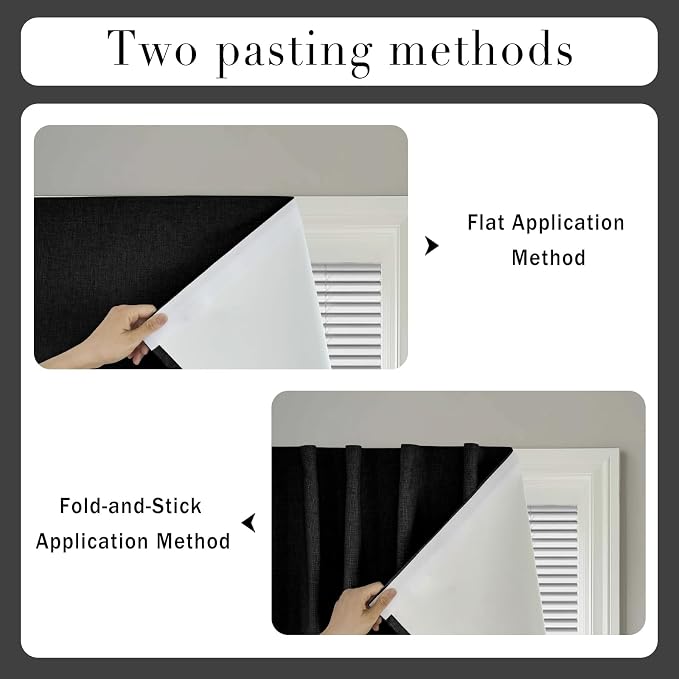 Self-Adhesive Complete 100% Blackout Curtain - Image 5