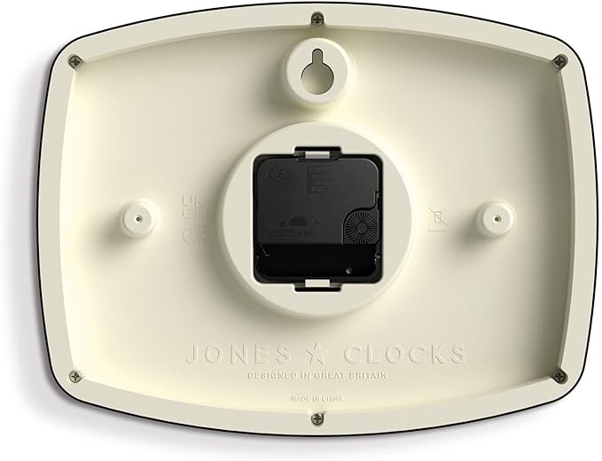 JONES CLOCKS® Movie wall Clock | Retro Rectangular Clock | 10 inch | Black | - Image 7