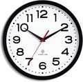 Roymnie Atomic Wall Clock 12 Inch, Modern Clock Battery Operated Classic Analog by Unknown