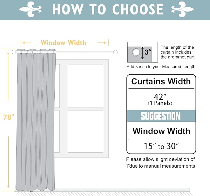 ChrisDowa Blackout Curtains 78 inches Long - Image 6