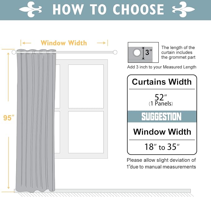 ChrisDowa Blackout Curtains 95 inches Long - Image 6