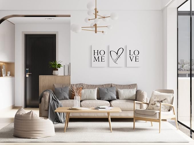 GUBIYU Home Love Wall Decor Set of 3 Prints - Image 5