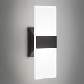 12 Inch Modern Black LED Wall Sconce, Indoor Dimmable Wall Lights, 12W by BrillianceMeetsDurability