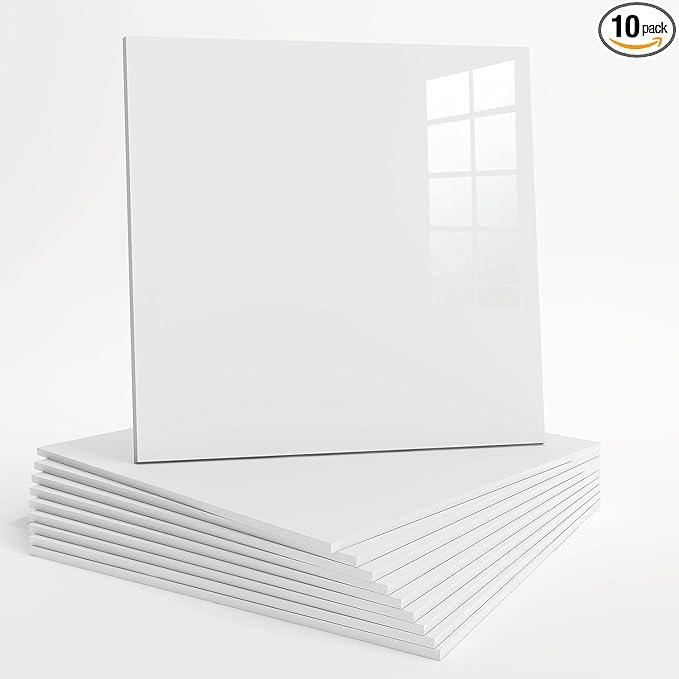 10pcs Peel and Stick Tile Shower Waterproof Marble Tiles Wall Panels, by Unknown
