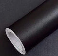 Yancorp Matte Black Contact Paper Peel and Stick Wallpaper Solid Black by YancorpHomeDecor