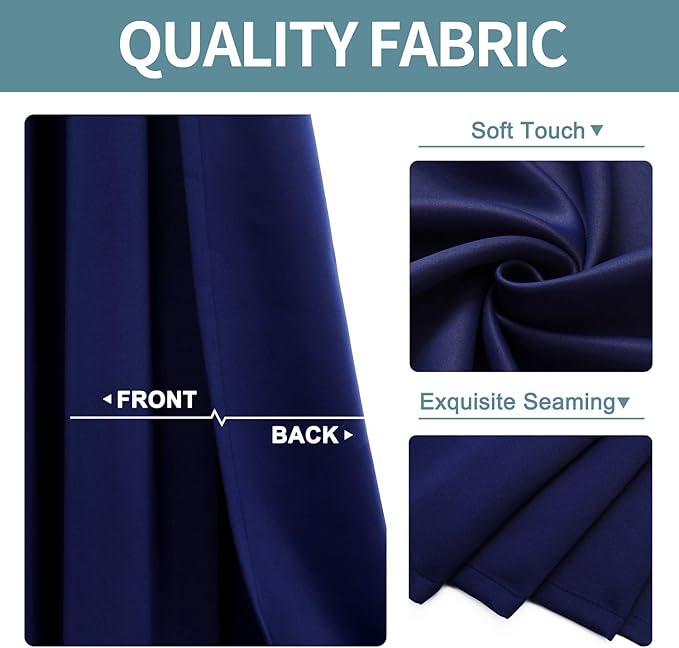 ChrisDowa Blackout Curtains 102 Inches Long - Image 3