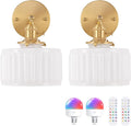 Shenmoyl Vintage Battery Operated Wall Sconce by Shenmoyl