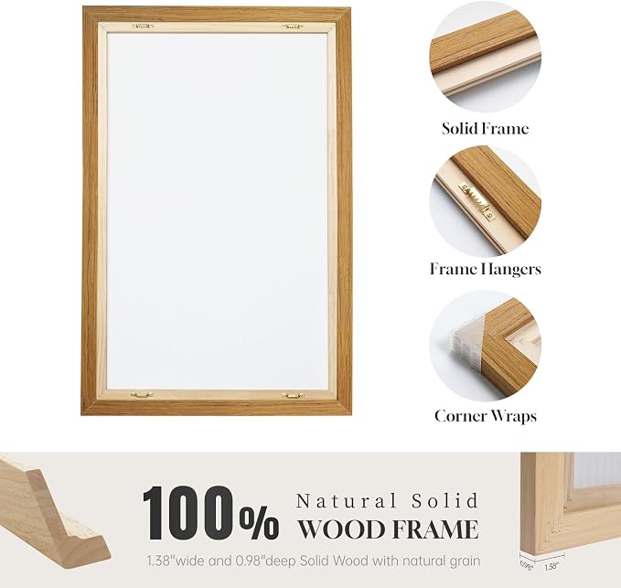 Framed Black and Beige Neutral Abstract Wall Art, Modern Canvas Prints - Image 7