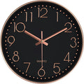 Silent Wall Clocks Battery Operated 8 Inch, Analog Wall Clock by MABPEDO
