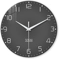 XNM Minimalist Large Clocks for Living Room Round Wall Clock Battery Operated by XNMwallclock