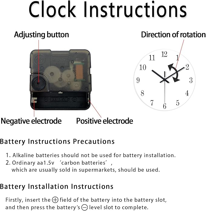 Blue Wall Clocks Battery Operated 14 Inch Beach Wall Clock - Image 8