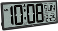 WallarGe 14.5'' Large Digital Wall Clock Battery Operated by WallarGe