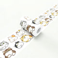 Wallpaper Border Peel and Stick Cute Cartoon Cat by WEISENI