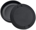 Matte Black Metal Zyn Pouch Container – Dual Compartment Storage Tin with Secure Lid