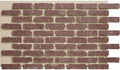 EverStone Aged Brick Faux Brick Panel, 46 7/8"W x 27"H x 1 1/4"D, Old Town Color by EkenaMillwork