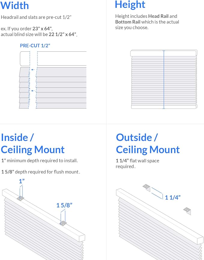 CHICOLOGY Mini Blinds for Indoor Windows – 22"W x 72"H, Cappuccino Horizontal - Image 7