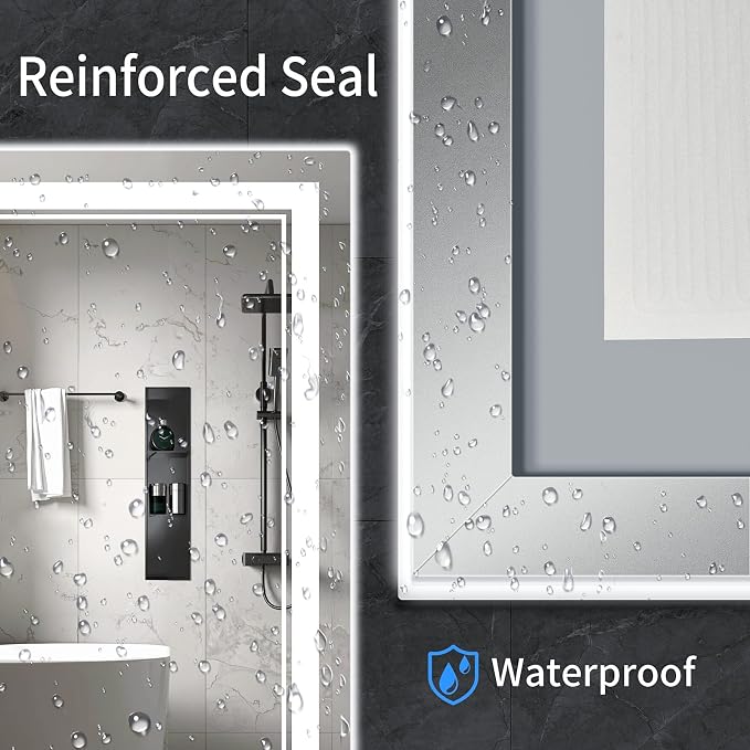 30"x24" LED Bathroom Mirror - Image 5
