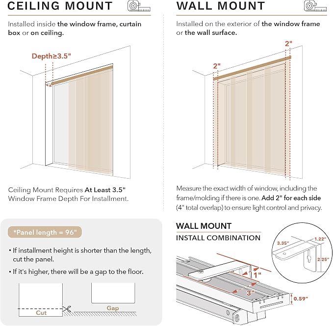 GoDear Design Adjustable Panel Track Blinds - Image 9