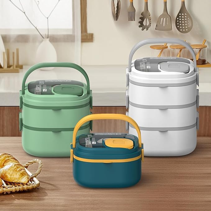 PEDECO All-in-one Stainless Steel Bento Box with Insulated bag,Leak-Proof,1-Tier Bento box,Lunch Box With Portable Sauce Pod and Cutlery-for Kids/Toddler,Dishwasher Safe,White
