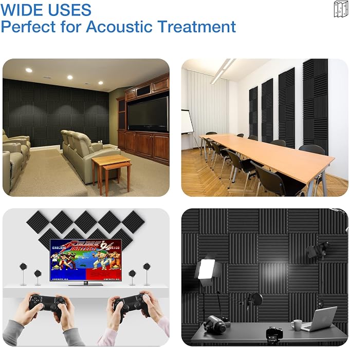 48 Pack Sound Proof Foam Panels - Image 5