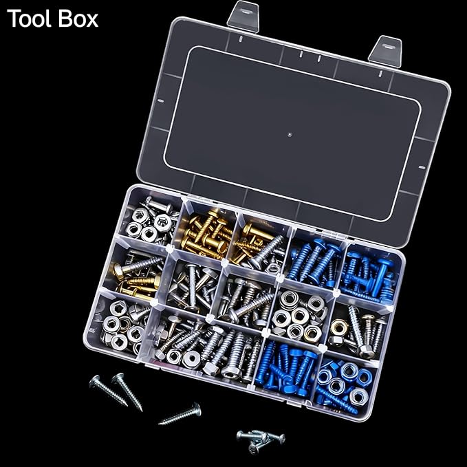 DUOFIRE Plastic Organizer Container Storage Box Adjustable Divider Removable Grid Compartment for Jewelry Beads Earring Container Tool Fishing Hook Small Accessories（Large 15 Grids，White）
