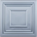Art3d Decorative 3D Wall Panels 24" x 24", Square Gray Ceiling Tiles, Wall by Art3d