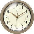 Infinity Instruments LTD. Retro 9 inch Silent Sweep Non-Ticking Mid Century by InfinityInstruments