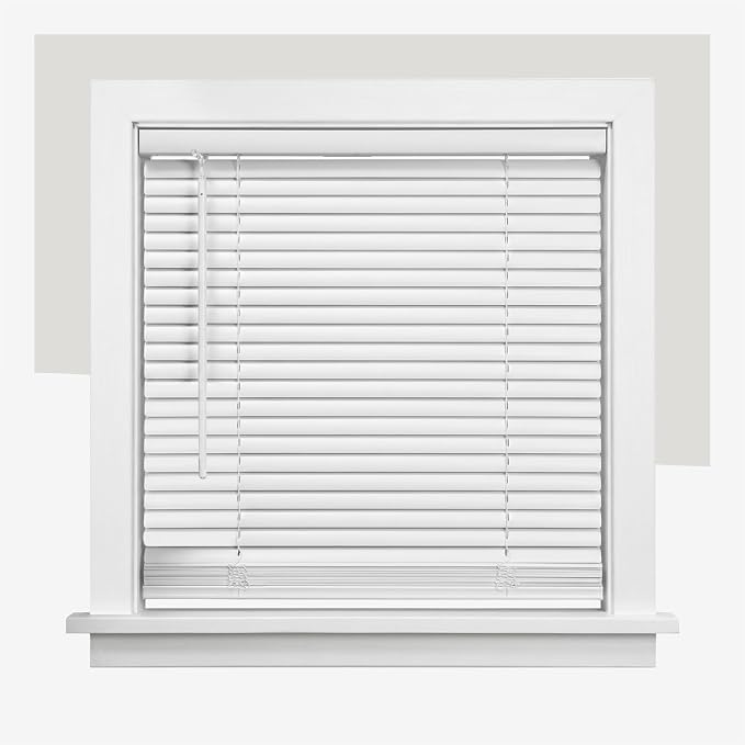 CHICOLOGY Cordless Mini Blinds for Indoor Windows, 55.25" W x 72" H, Light by CHICOLOGY