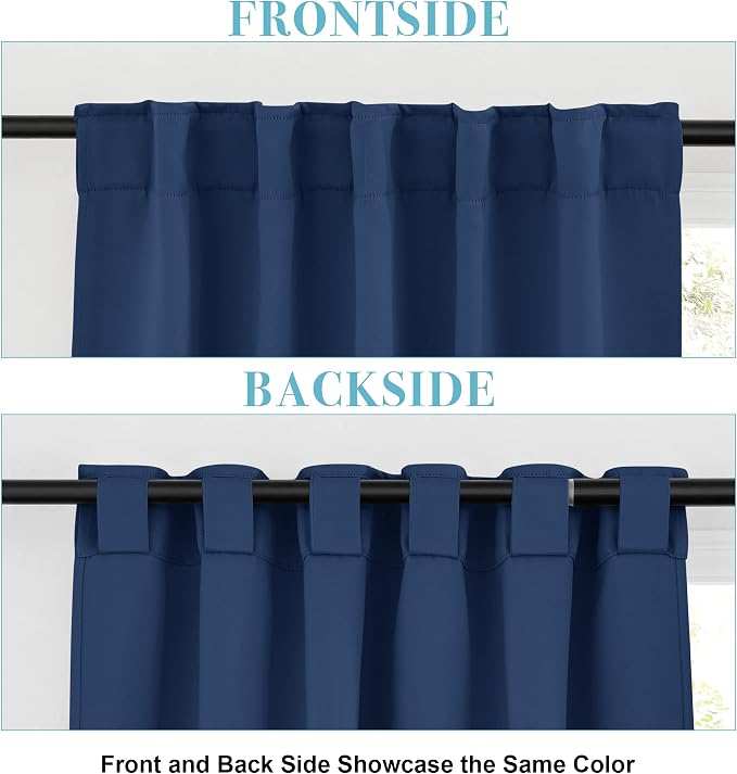RYB HOME Blackout Curtains for Bedroom - Image 3