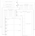 BetterNote Meal Plan Refill Pages for Disc Bound Planners, Fits Levenger Circa, TUL, Happy Planner, Staples ARC, Menu, Grocery List (6 months, 8-Disc, 5.5"x8.5")