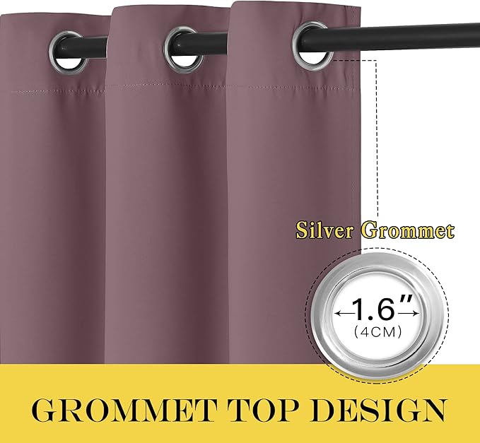 NICETOWN Privacy Room Divider Curtain Thermal Blackout Curtain - Image 4