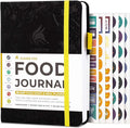 Clever Fox Food Journal Pocket - Daily Food Diary, Meal Planner to Track Calories & Nutrients, Weight Loss Tracker Notebook, 4x5.5” (Black)