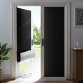 49" W x 64" L 100% Blackout Curtains, Total Darkness No-Drill Black Out Window by ZELMINE
