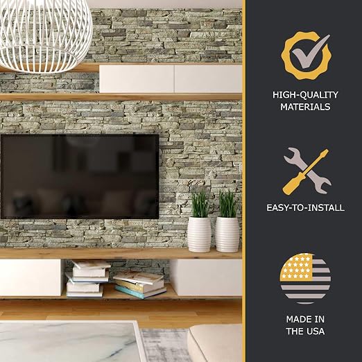 AZ Faux High-Density Polyurethane Faux Stone Interlocking Right Endcap - Image 5