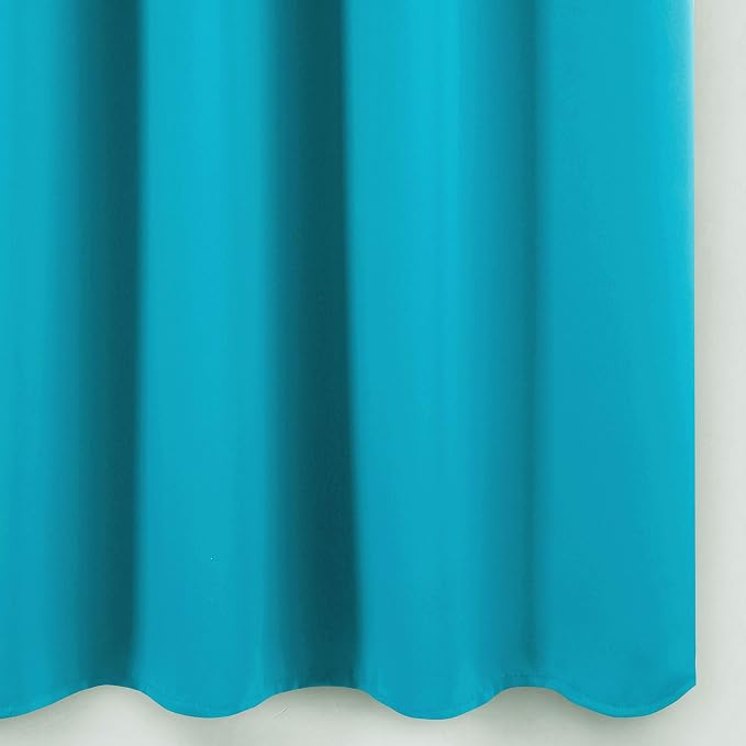 LEMOMO Teal Thermal Blackout Curtains/52 x 54 Inch/Set of 2 Panels Room - Image 9