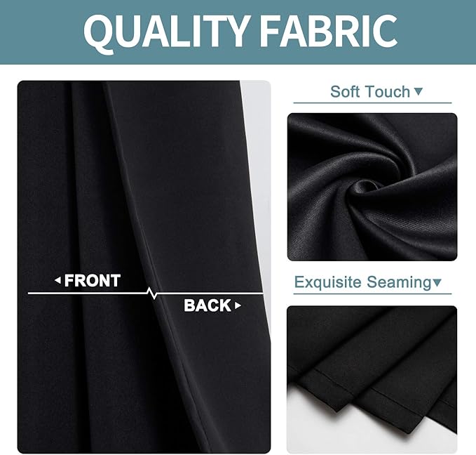 ChrisDowa Blackout Curtains 108 Inches Long - Image 3