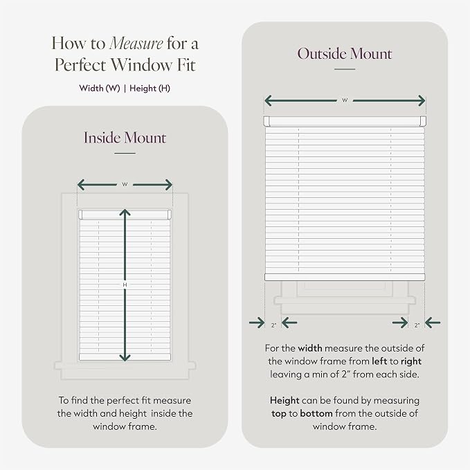 CHICOLOGY Cordless Mini Blinds for Indoor Windows, 28.5" W x 36" H, Light - Image 4