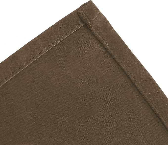 LEMOMO Brown Blackout Curtains/38 x 54 Inch/Set of Two Panels Grommet Living - Image 7