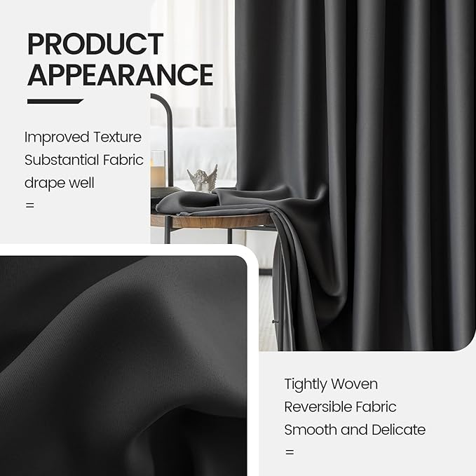 Room Divider Curtains for Ceiling Track System or Rod, Room Separator Extra Wide - Image 4