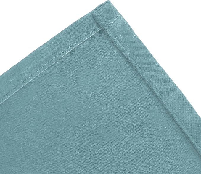 LEMOMO Stone Blue Thermal Blackout Curtains/52 x 45 Inch/Set of 2 Panels Room - Image 7